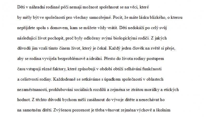 Diplomové práce - Závěr Diplomové práce - Závěr